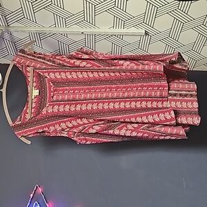 78 Boho printed blouse